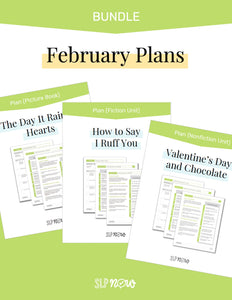 February Therapy Plans